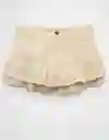 Falda Mujer Blanco Talla: 8 5060106 American Eagle
