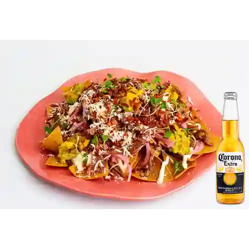 Combo Nachos + Corona 330 ml
