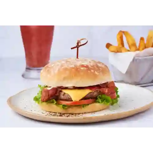 Combo Burger Cheddar Bacon