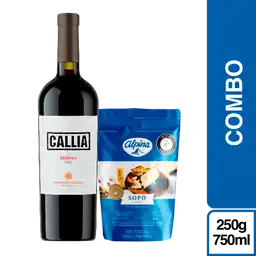 Combo Callia Vino Tinto Malbec + Alpino Sopó