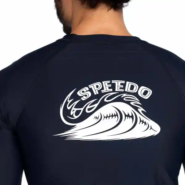 Camiseta Manga Larga Sunshine Firing Wave Hombre Talla XL Speedo