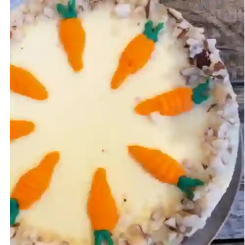 Porción de Torta de Zanahoria