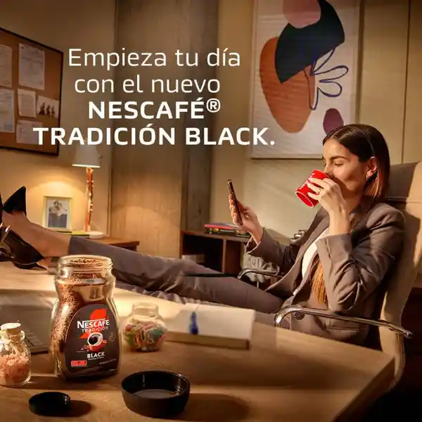 Café Black Tostado Intenso Nescafe