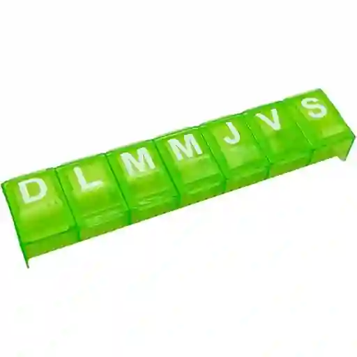 Scanmed Organizador de Pastillas Semanal Verde