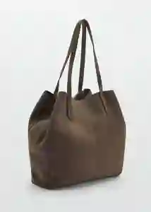 Bolso G Bassi Khaki Talla 99 Mujer Mango