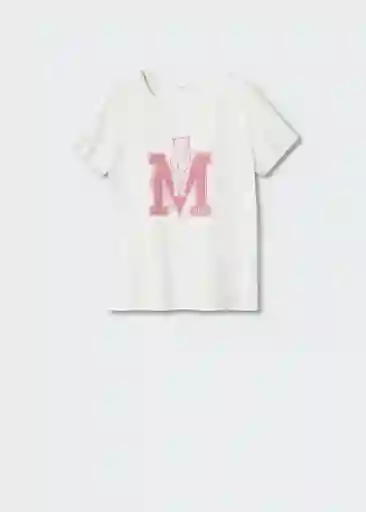 Camiseta Sheldomc Blanco Talla 10 Niñas Mango