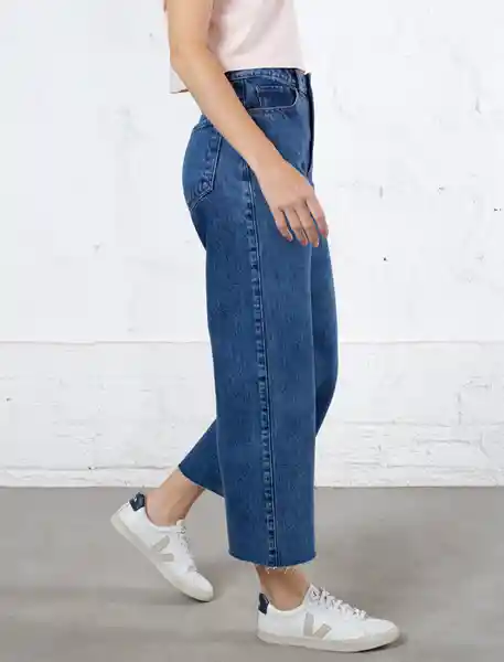 Jean Mujer Azul Indigo Medio Talla 6 Naf Naf