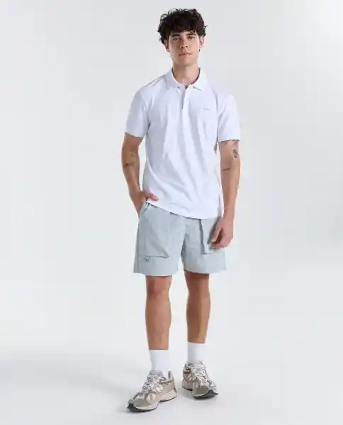 Polo Hombre Blanco Talla M 809G000_BLA110601 Americanino