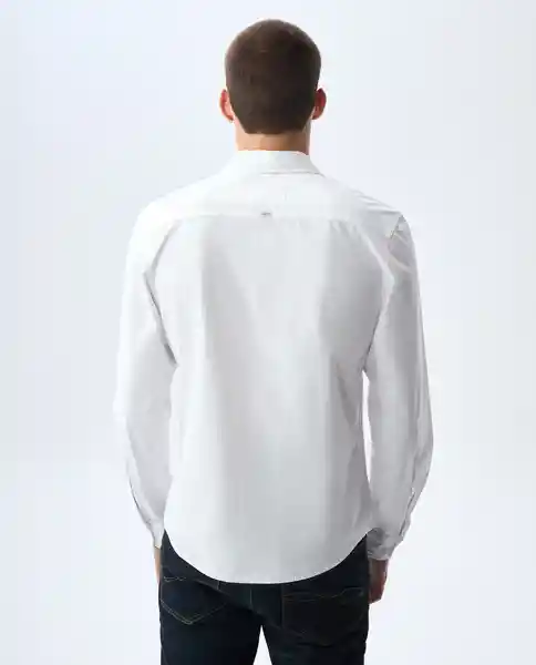 Camisa Hombre Blanco Talla L 811G504_BLA110601 Americanino