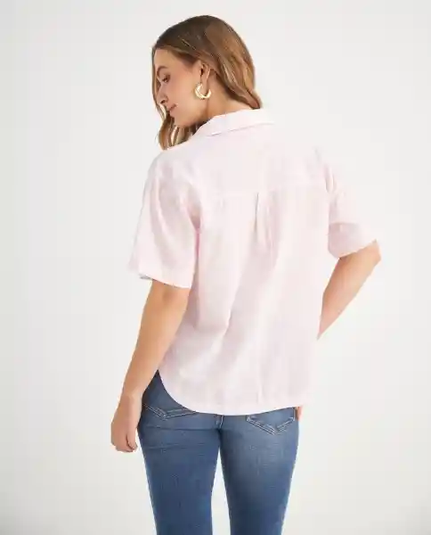 Camisa Rosa Ahumado Medio Talla XXL 619F002 Esprit