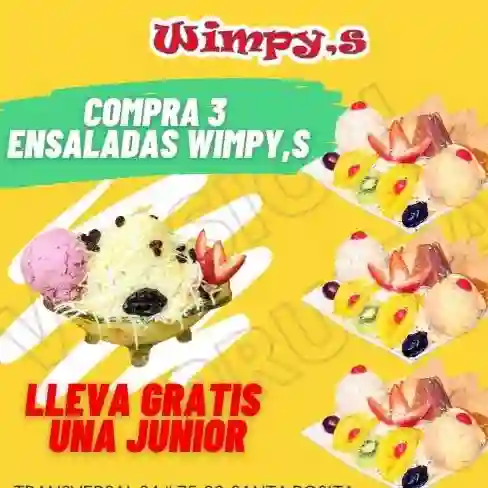 Combo 2 Compra 3 Wimpys Gratis 1 Junior