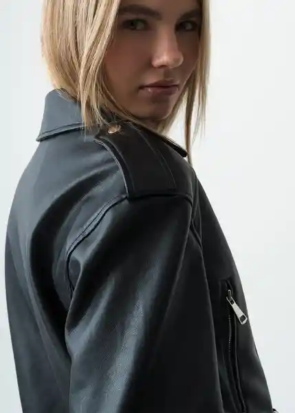 Chaqueta Mujer Negro Puro Ultraoscuro Talla L 522G085 Naf Naf