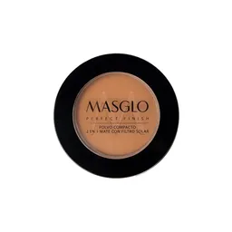 Masglo Polvo Compacto Perfect Finish Oscuro 2
