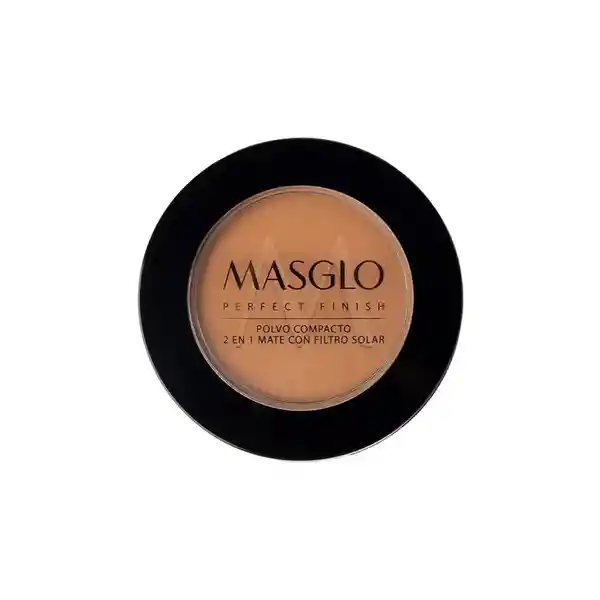 Masglo Polvo Compacto Perfect Finish Oscuro 2