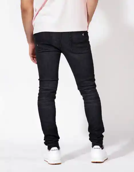 Jean Super Skinny Hombre Negro Talla 31 x 34 American Eagle