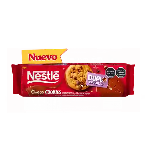 Nestlé Choco Cookies Galleta Cobertura y Chips Chocolate 120 g