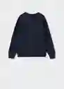 Sudadera Stuff2 Navy Talla 08 Niños Mango