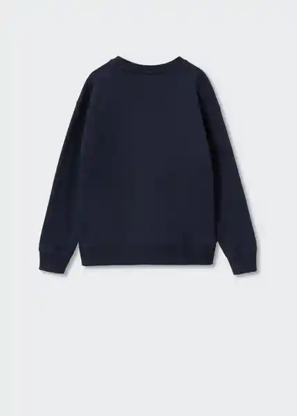 Sudadera Stuff2 Navy Talla 08 Niños Mango