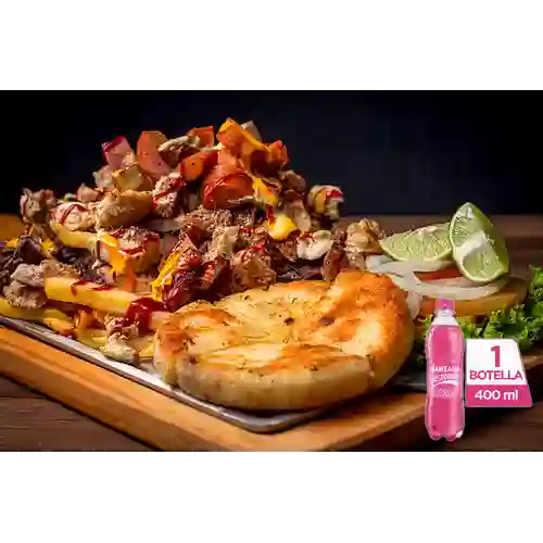 Combo Picada Personal 2 + Postobón Manzana 400 ml