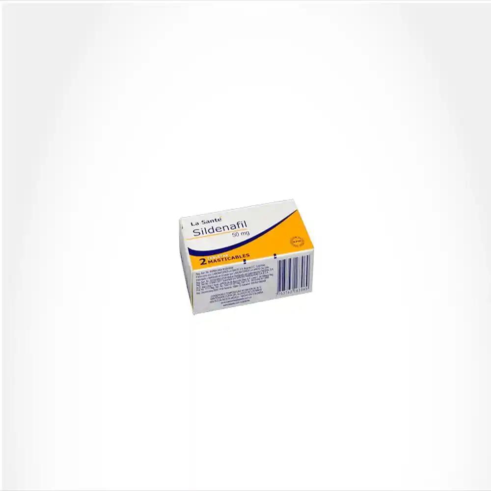 La Santé Sildenafil (50 mg) 2 Tabletas