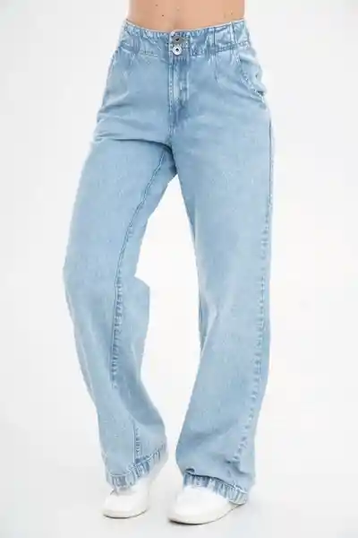 Ragged Jean Amsterdam Color Azul Medio Talla 14