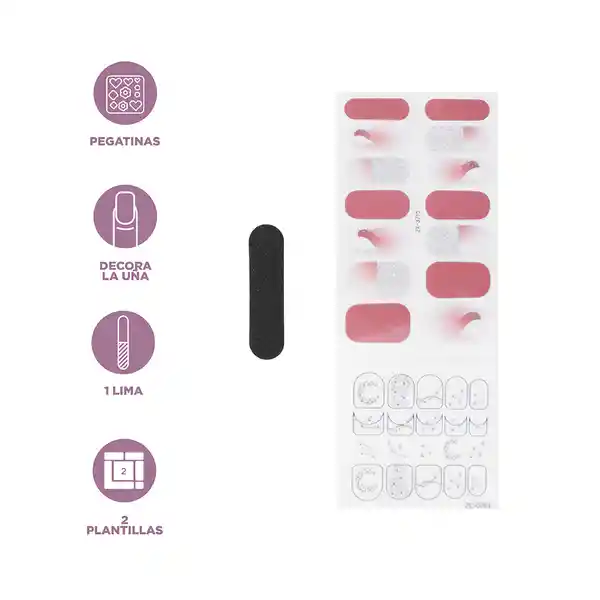 Calcomanía de Uñas Serie Minimalist 05 Miniso