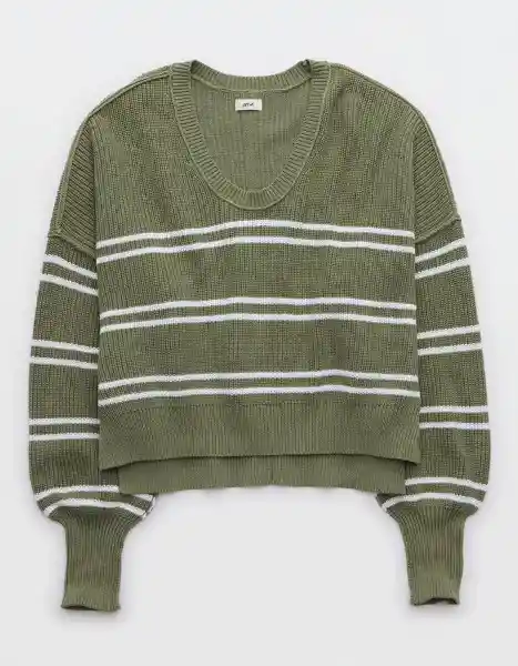 Buzo Verde Talla: Medium American Eagle