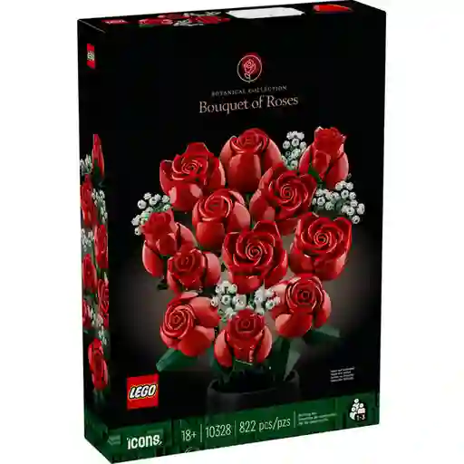 Set Construcción Ramo de Rosas Lego