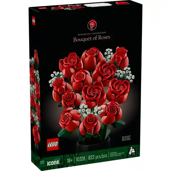 Set Construcción Ramo de Rosas Lego