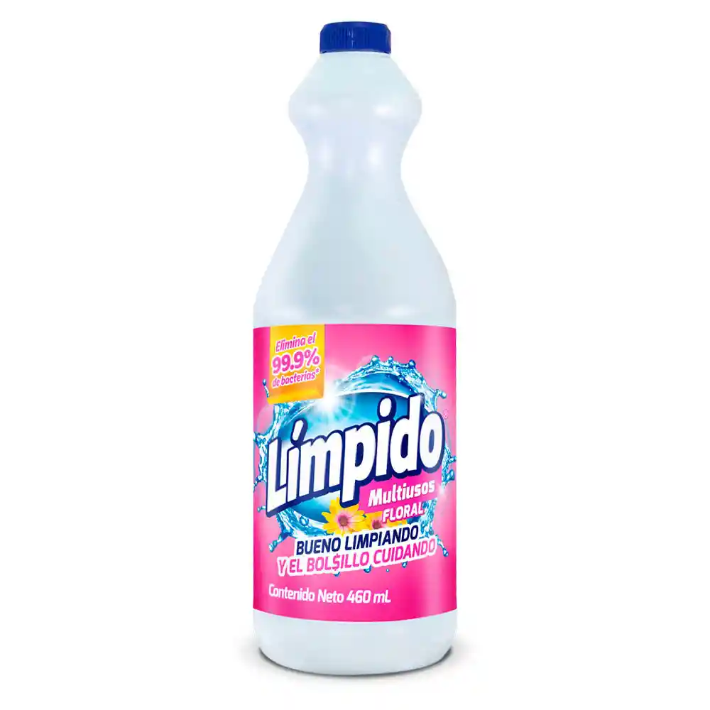 Blanqueador Multiusos Límpido Floral Botella 460 ml