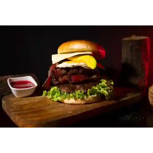 Hamburguesa de Res Doble Carne
