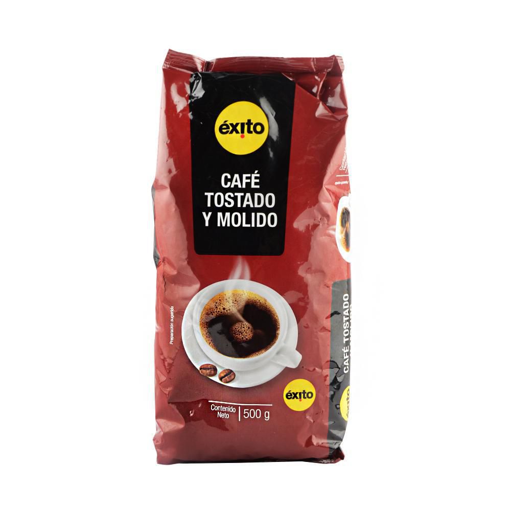 Café Tostado y Molido Medio Éxito Marca Propia 500 g