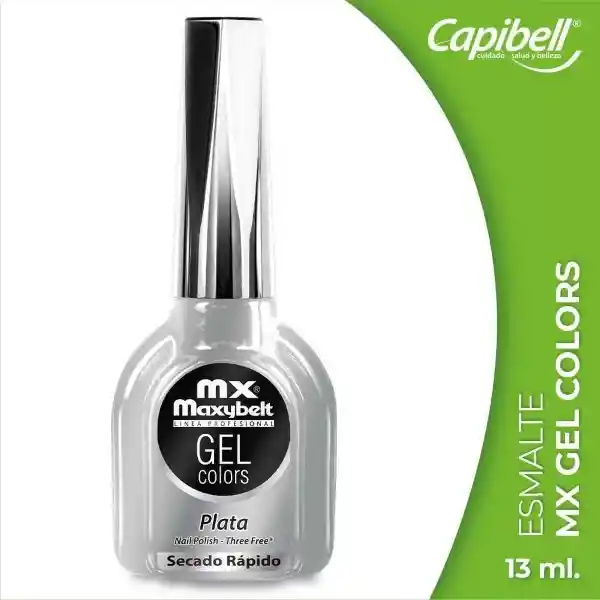 Maxybelt Esmalte Gel Plata