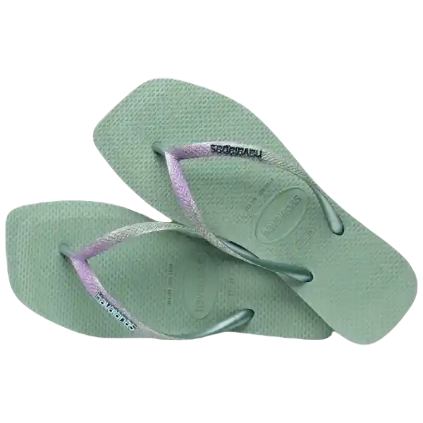 Sandalias Slim Square Glitter Arcilla Talla 40 4148102 Havaianas