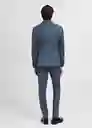 Blazer Americana Paris Celeste Talla 48 Hombre Mango