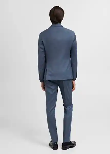 Blazer Americana Paris Celeste Talla 48 Hombre Mango
