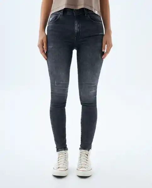 Jean Mujer Negro Talla 6 339f607 Americanino