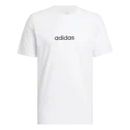 Adidas Camiseta Manga Corta M Lin Sj T de Hombre Blanco Talla L