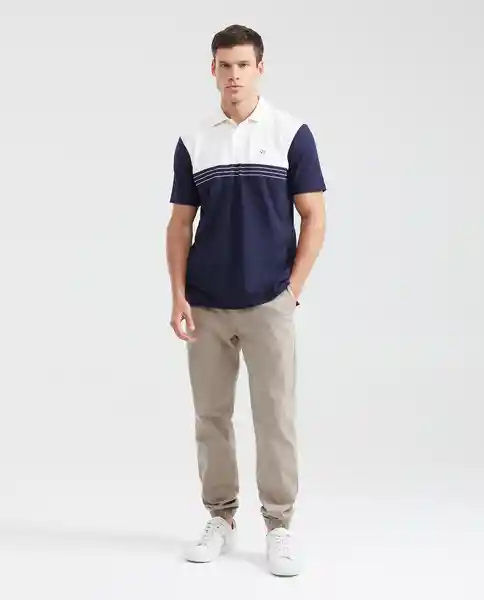 Camiseta Polo Pre-Dyed Azul Medianoche Ultra Oscuro S Chevignon