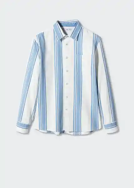 Camisa Raya Índigo Talla S Hombre Mango