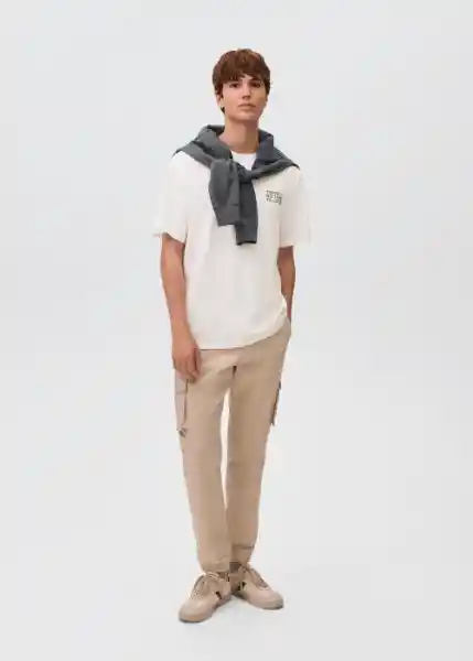 Camiseta Forward Offwhite Talla 22 Teen Niños Mango