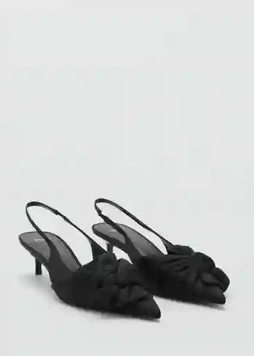 Zapatos Nudo Negro Talla 40 Mujer Mango