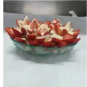 Fresas con Crema Grande