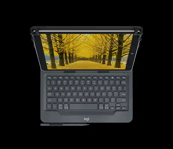 Logitech Case Universal Folio Con Teclado Para iPad 9.7 - Negro