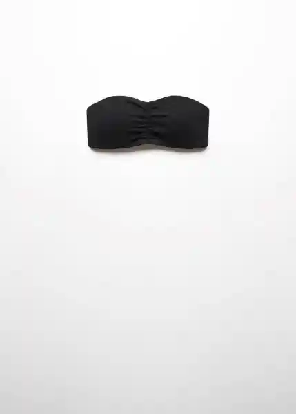 Sujetador Bandeau Negro Talla 21 Niñas Mango