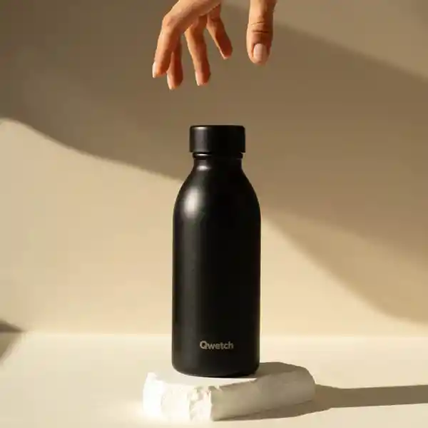 Qwetch Botella Isotérmica Icon Negro Mate 500 mL