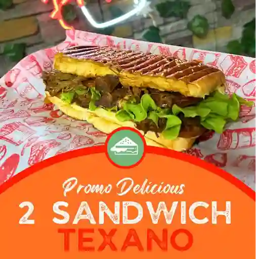 Promo de temporada: 2 sándwiches texanos