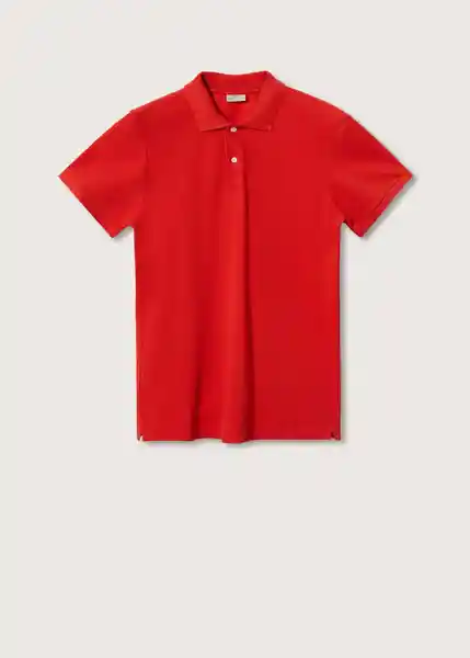 Polo Rea Naranja Talla L Hombre Mango