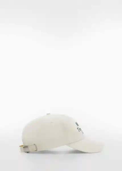 Gorra Tenis Off White Talla 99 Mujer Mango