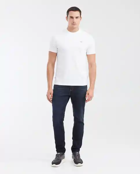 Jean Straight Fit Azul Dark Ultraoscuro Talla 34/32 Chevignon